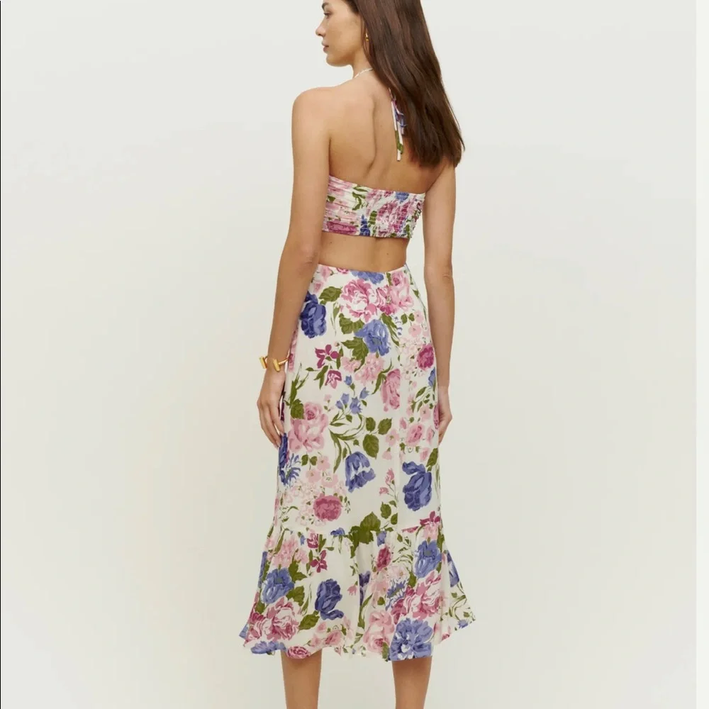 NWOT Reformation Rita Dress in Color Donna Size 4 - Picture 5 of 5